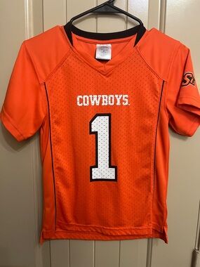 Oklahoma State University Cowboys OSU #1 Small Youth Jersey
